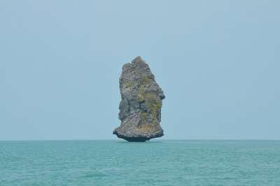 詹姆斯邦德岛 岩石 泰国 景观 海景 水 安通海洋公园 苏梅岛