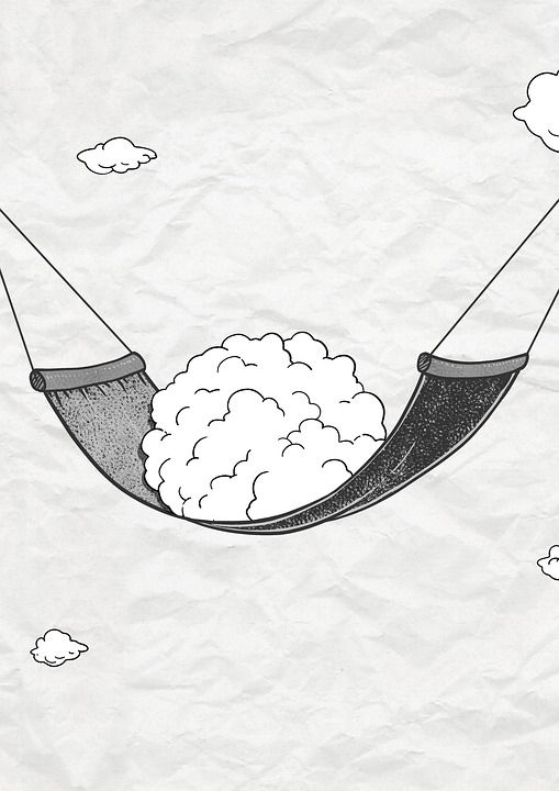 绘画 创造力 想象力 吊床 云