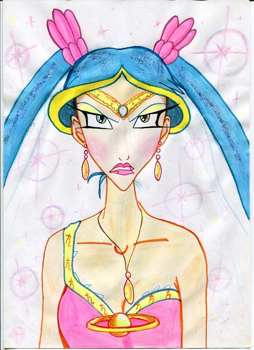 女士 动漫 动画片 女性 人们 人 吸引人的 模型 成人