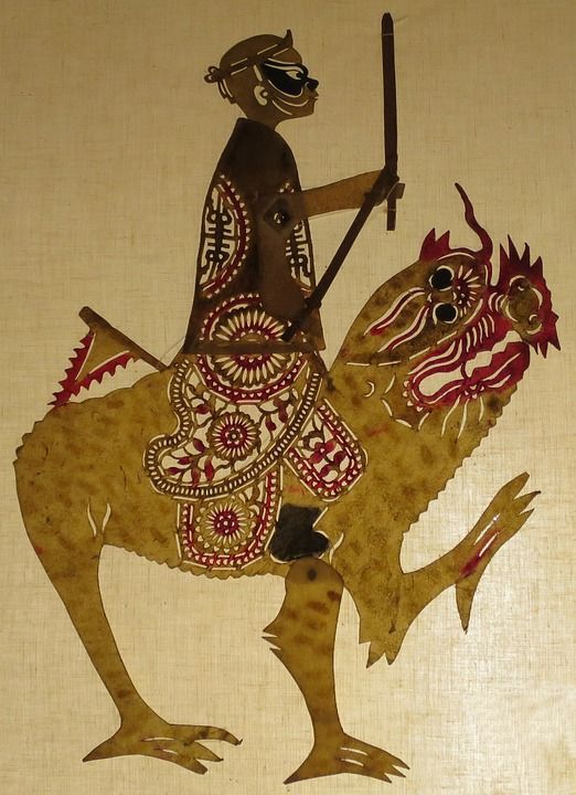 绘画 男性 战士 神奇 阴影 木偶 高雄 台湾 林 刘 新