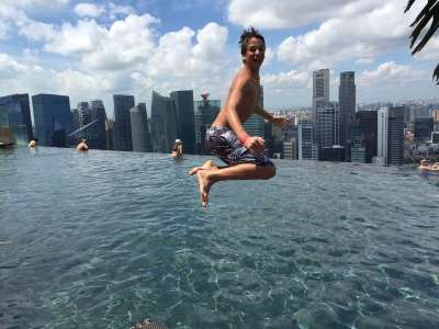 跳 跳转 新加坡 滨海湾金沙 儿童