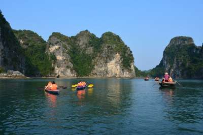 下龙湾 越南 旅行 巡航 皮划艇 海