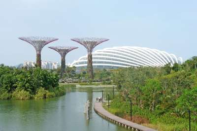 新加坡 码头 湾 花园 树木 中心 商业的 Sands 酒店