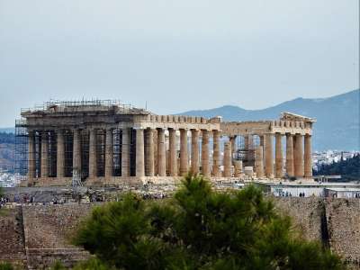 希腊 Ακροπολις 古 处女 雅典 旅游景点