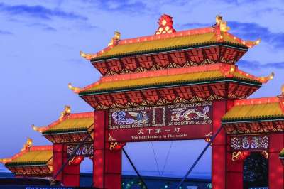 中国人 灯 亚洲人 灯笼 景点 节日 橙色的 东方的
