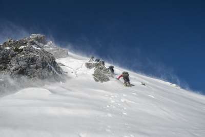 登山 景观 日本 5 龙高峰 雪 风 寒冷