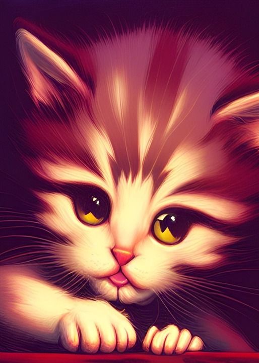 小猫咪 猫科动物 动物 哺乳动物 可爱的 吉祥物 艺术
