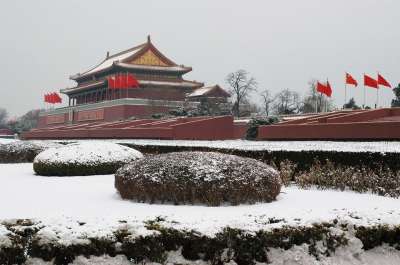 中国 宫殿 结构 冬天 宫 亚洲 地标 传统的 古老的 帝国