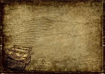 打字机 图书 蒸汽朋克 写作 钟 画画 老的 类型 作家