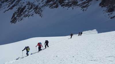 滑雪登山 穷乡僻壤Skiiing 冬季运动 冬天 雪 运动的 滑雪