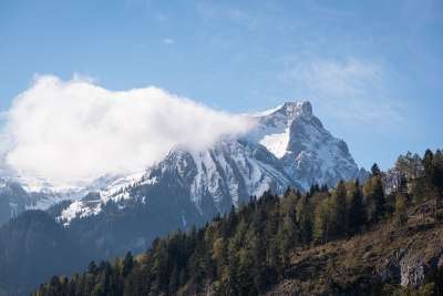 景观 自然 山 天堂 云 雪 树木