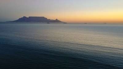 山 Tablemountain 南非 开普敦 空气 海洋 大西洋