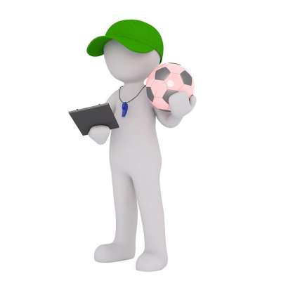白人男性 3D 模型 孤立 3D 模型 全身 白色的 门 守门员