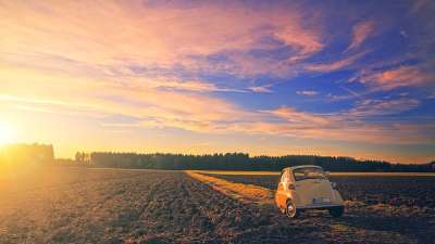 日落 宝马 Isetta 黎明 全景 自然 黄昏 天堂 场地
