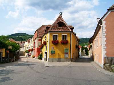 Weissen家家庭经营的酒店 奥地利 小城镇的建筑