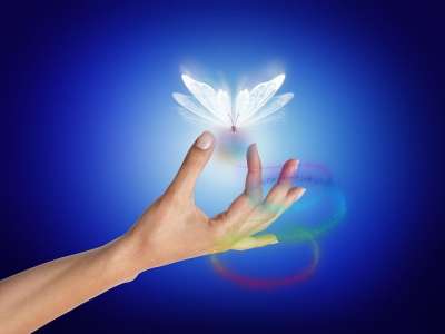 手 蝴蝶 魔法 幻想 梦 神秘 剪辑 照片处理 摄影艺术
