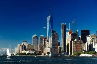纽约城 城市的 城市景观 曼哈顿 者的自由塔 摩天大楼 建筑物