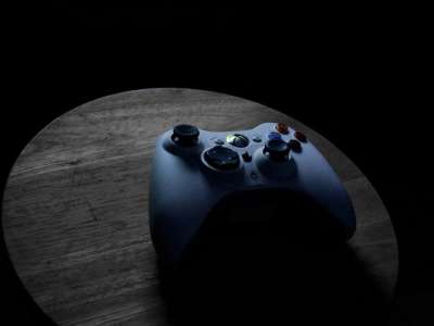 的Xbox 控制器 视频游戏 乐趣 娱乐 黑色的视频 黑色的游戏