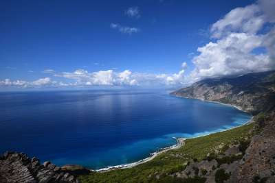 大自然壁纸 自然壁纸 云 海岸 高清壁纸 地平线 景观 自然
