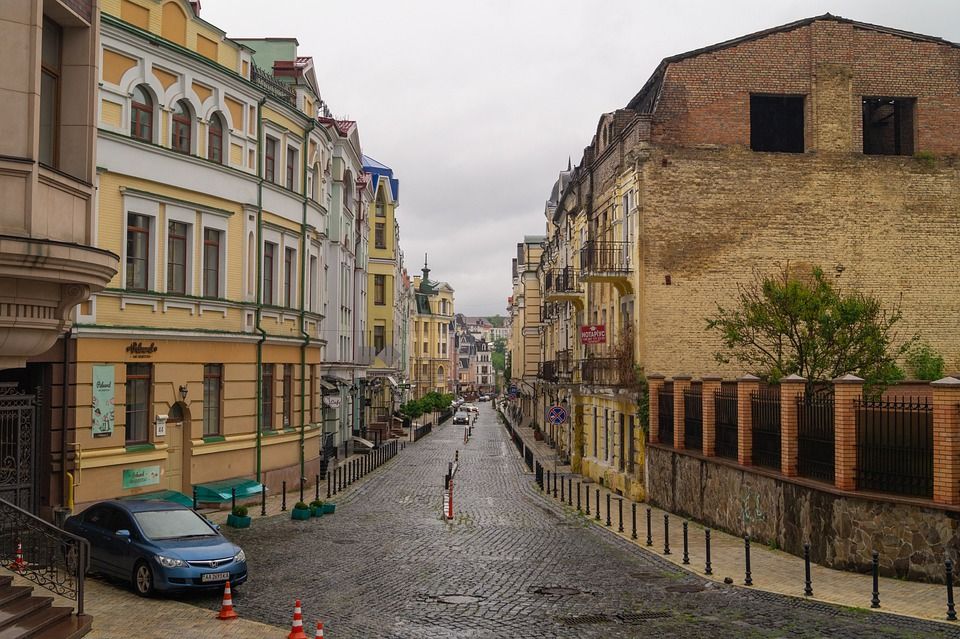 乌克兰, 基辅, 城市, 街道, 建筑物, 结构, 城市的, 景观, 古老的都市