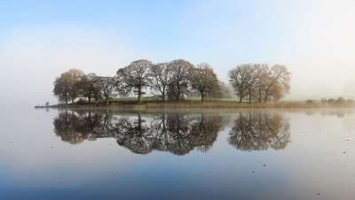 Esthwaite 湖 坎伯里亚 英国 水 风景 农村 国家的