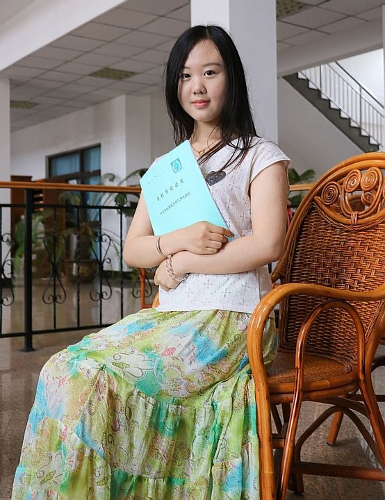 美女 校园 人像 青春