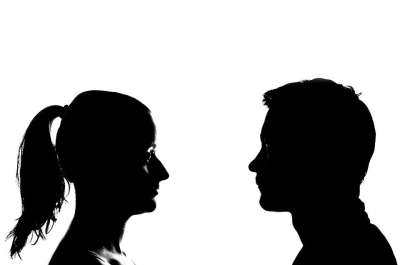 头 脸 男性 女孩 外形 孤立 人类 模型 白色的 男孩