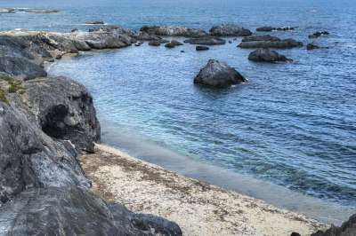 海 沙 海滩 岩石 波浪 海洋 景观