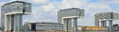 起重机房 建筑学 科隆 现代的 建造 彩色玻璃窗户 现代建筑 房屋