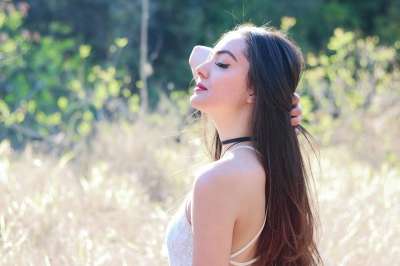 性质 女人 美容 景观 看看 头发 美丽的 自然 照片 女性