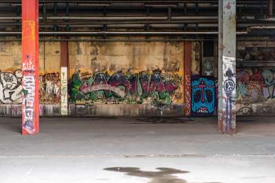 涂鸦 仓库 Pforphoto 弃 建筑学 残破 老的 废墟