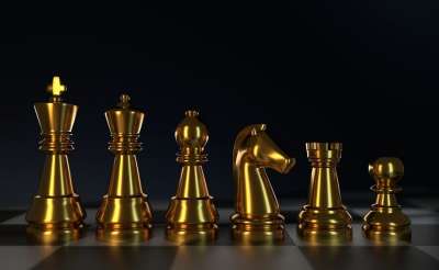 棋 游戏 战略 棋子 黑色的 3D 渲染