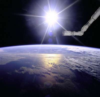 太阳 地球 空间 海洋 航天飞机 宇宙 夜空 天堂 航天