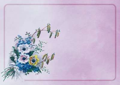 花 一束花朵 春天的花朵 复活节花束 年份 老的 优质的 复活节
