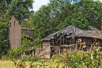 丢失的地方 法庭 弃 忘记 Pforphoto 建造 废墟 老的