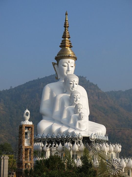 佛 雕像 泰国 佛教 宗教 亚洲 佛教徒 宗教的 旅行 蓝佛