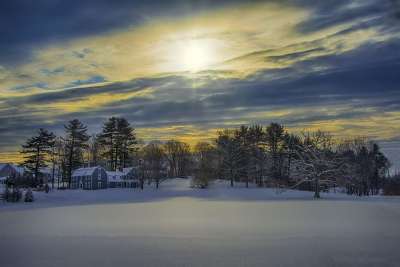 雪 阳光 树木 原野 雪景 Winterscape 霜 森林