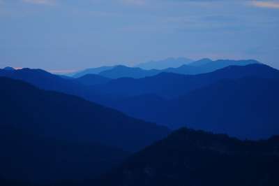 山 大韩民国 旌善 人民由于时间 日落 安装摄像头 剪影 山脉