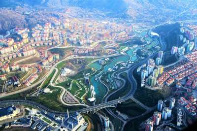 城市 全景 景观 建造 建筑的 城市的 那 小路 建筑物 公寓