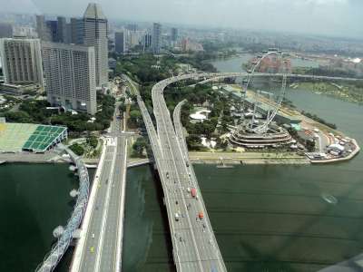 新加坡 旅行 路 桥 结构 结构体 建造 旅游景点