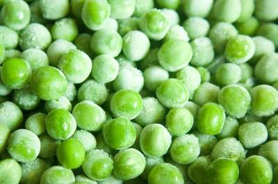 豌豆 冻结 蔬菜 绿色 生的 食物 营养 霜 素食主义者