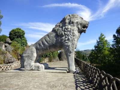 狮子 雕像 公园 雕塑 西班牙 旅游 加利西亚 Betanzos
