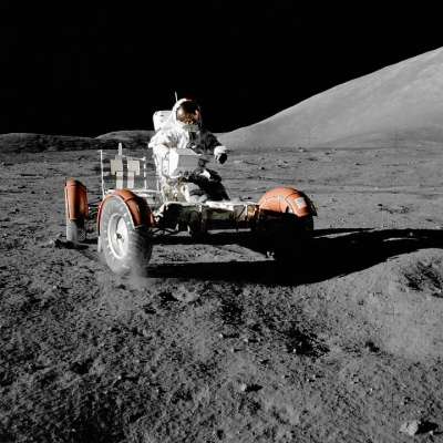 月亮车辆 宇航员 太空旅行 月亮越野车 月球火星车 阿波罗 17