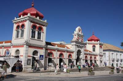 楼楼 葡萄牙 市场 镇 市场大厅 摩尔式建筑 阿尔加维 旅游景点