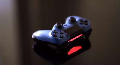 操纵杆 Ps4 游戏 黑暗的 红色的 技术 设备 控制器