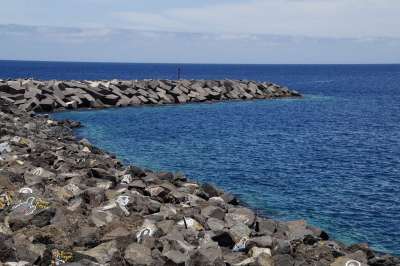 画的石头 石头 银行石 绘 艺术 海 大西洋 特内里费岛