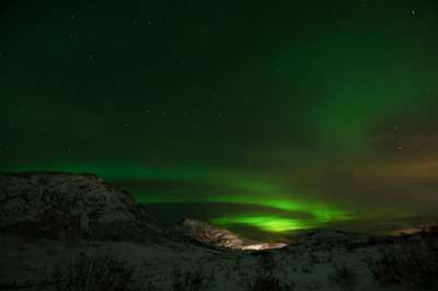极光 北极光 Borealis 绿色 现象 挪威 漩涡 天空