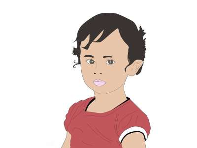 插图 女孩 儿童 设计