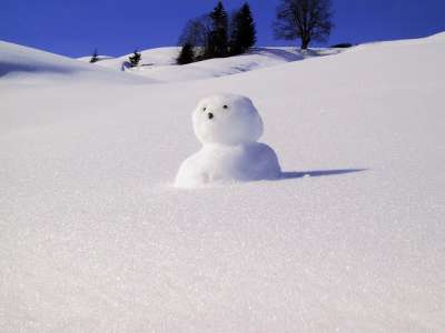 雪人 雪 冬天 建造 寒冷的 乐趣