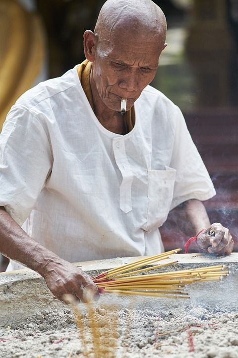 佛教徒 男性 祷告 仪式 佛教 亚洲 寺庙 人们 牧师 信仰